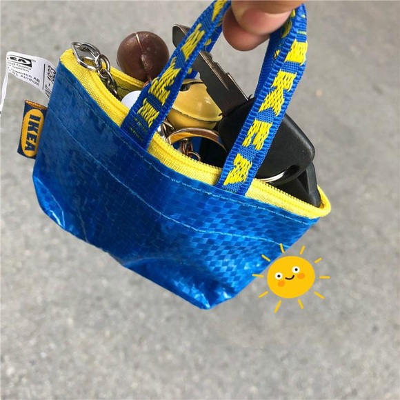 IKEA Mini Tote AirPod Tech Change Bag - Picture 3 of 3